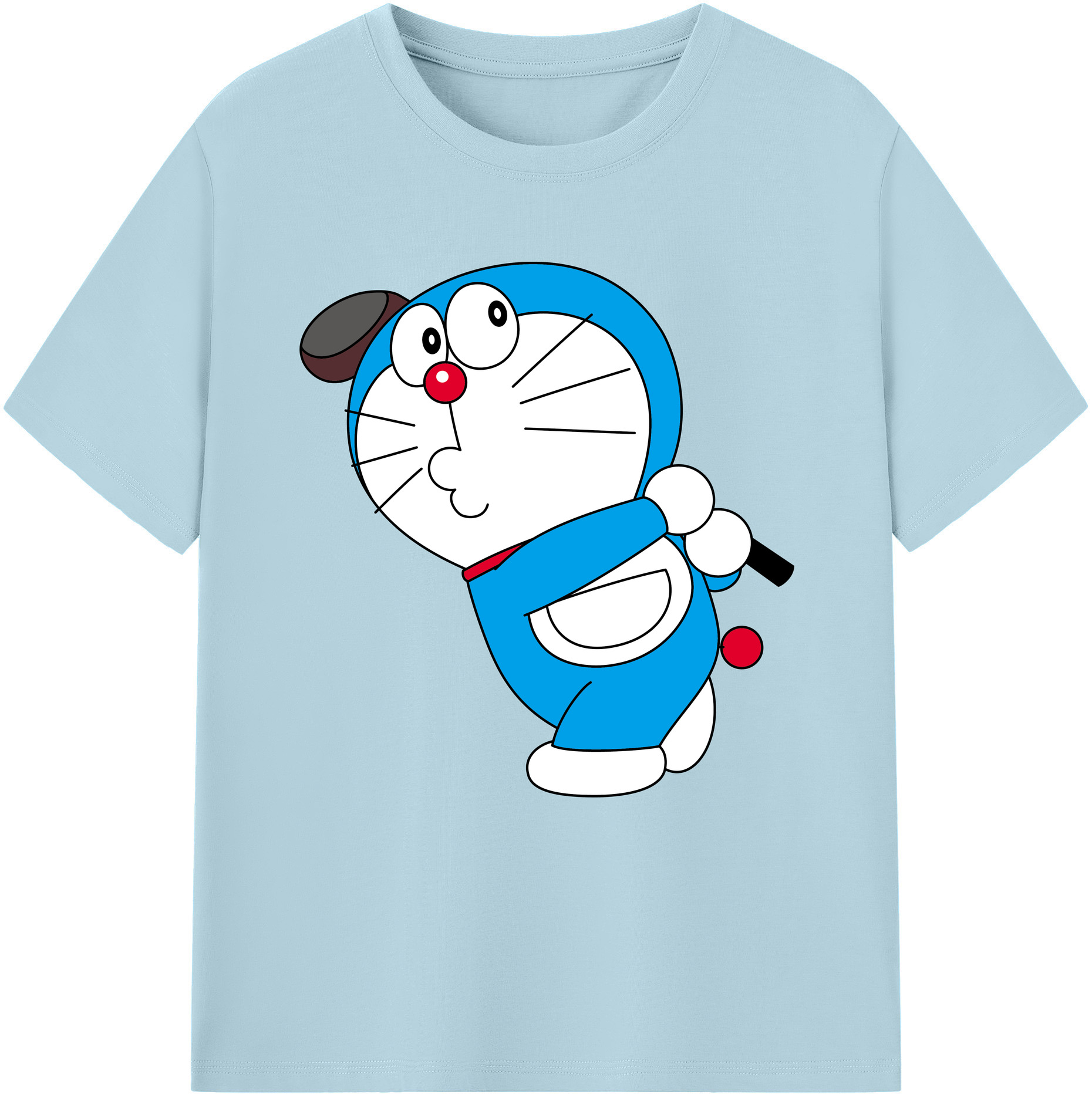 （画像用） ドラえもん Doraemon 綿100％半袖Tシャツ（フロントプリント）